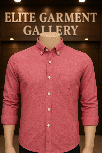 Elite Garment Gallery Rose Pink Casual and semi-formal Shirt